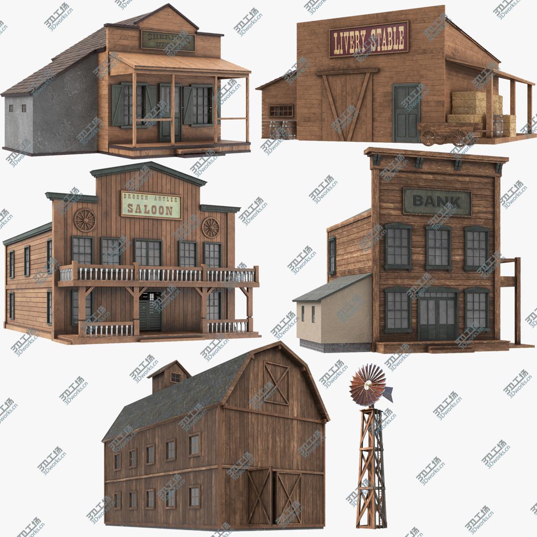images/goods_img/202105072/3D Western Houses Collection/1.jpg